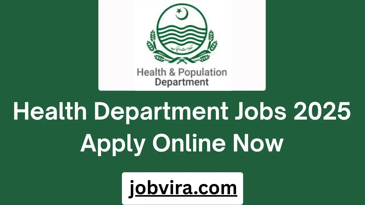 Health Department Jobs 2025 Apply Online Now